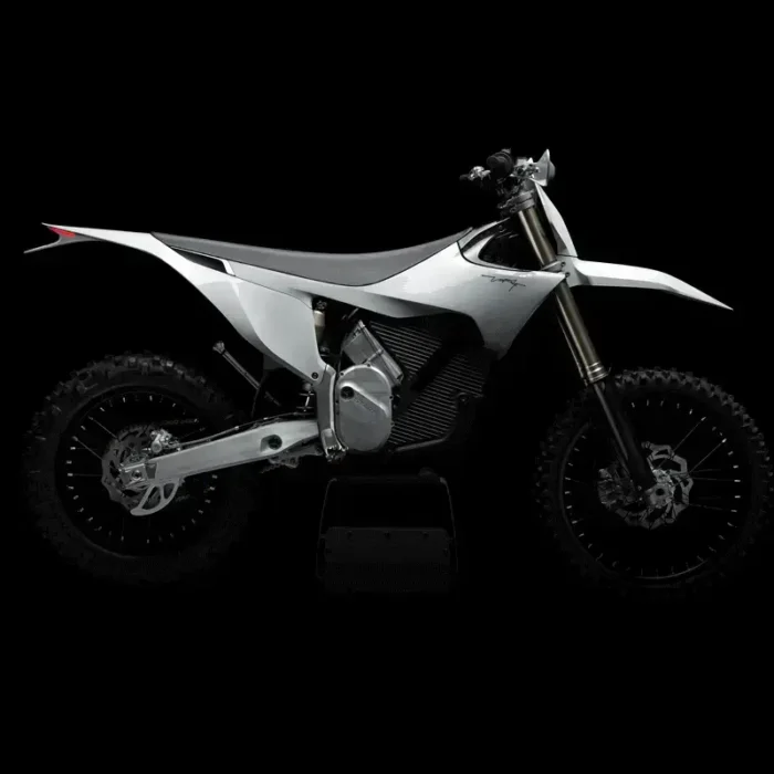 stark varg ex alpha 80hp enduro electric motorcycle white